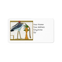 bennu bird personalized address label