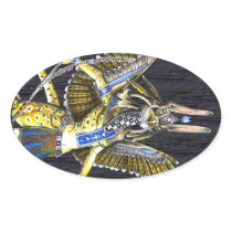Bennu-Nahroe Oval Sticker