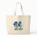 Benny and Binny Blue Jay Tote Bag