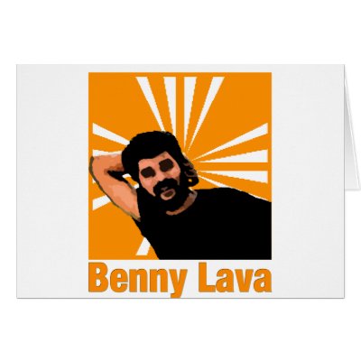 Benny Lava Greeting Card by kamranistan