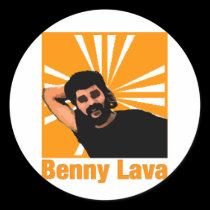 Benny Lava stickers