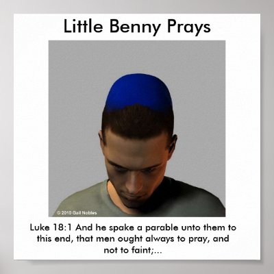 Benny Prays Posters by gnzazzle
