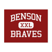 Benson - Braves - Senior - Benson Minnesota postcards
