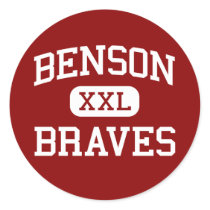 Benson - Braves - Senior - Benson Minnesota stickers