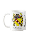 Benson Coat of Arm mug