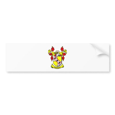 BENSON Coat of Arms Bumper Stickers by familycrest