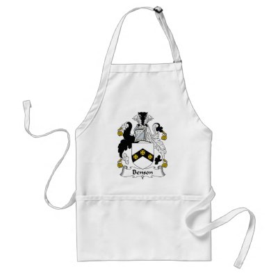 Benson Family Crest Apron by coatsofarms