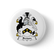 Benson Family Crest buttons