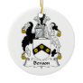 Benson Family Crest Ornaments
