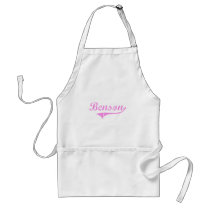 Benson Last Name Classic Style Apron