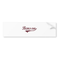 Benson Minnesota Classic Design Bumper Stickers