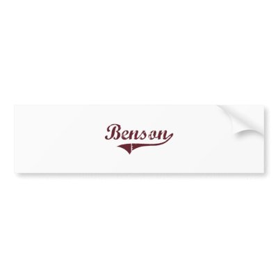 Benson Minnesota Classic Design Bumper Stickers by cityshirt