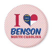 Benson, North Carolina Fridge Magnets