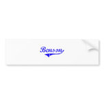 Benson Surname Classic Style Bumper Stickers