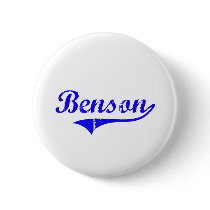 Benson Surname Classic Style Pin