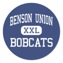 Benson Union - Bobcats - High - Benson Arizona Round Stickers