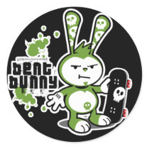 BENT BUNNY - Sk8 stickers