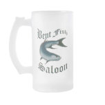 Bent Fish Saloon Beer Stein by FishTs.com