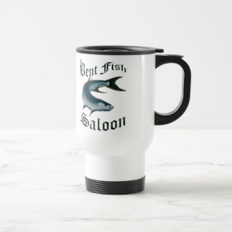 Bent Fish Saloon by FishTs.com Coffee Mugs