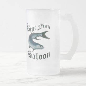 Bent Fish Saloon by FishTs.com Coffee Mugs