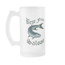 Bent Fish Saloon by FishTs.com mugs by FishTsdotcom Bent Fish Saloon by FishTs.com mugs