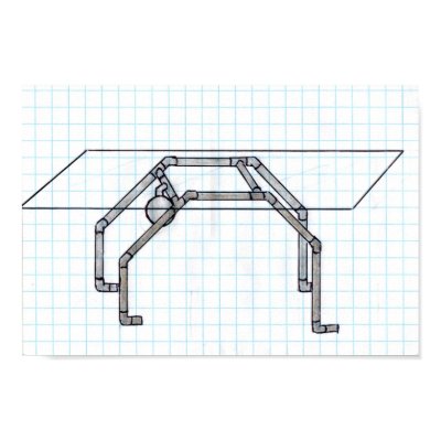 Bent Over Table Posters by Edward_O
