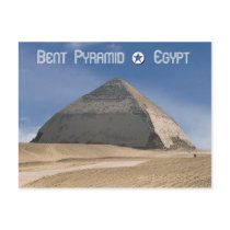 Bent Pyramid at Dahshur, Egypt Postcard