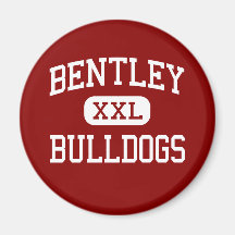 Bentley - Bulldogs - Middle - Burton Michigan Refrigerator Magnet