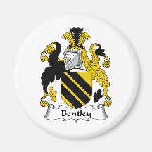 Bentley Family Crest Magnet