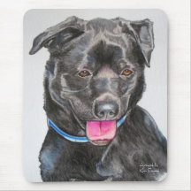 Bentley pet portrait mousepad