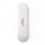 Benton, Alabama City Design Skate Board
