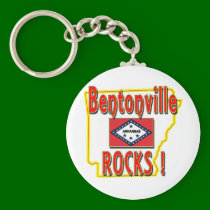 Bentonville Rocks ! (red) keychains