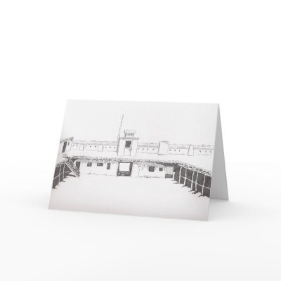 Bent's Fort Greeting Card by Colorado_History