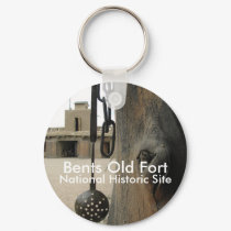 Bents Old Fort Keychain by pennysart Bents Old Fort Keychain