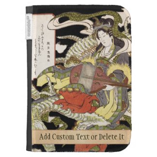 Benzaiten (Goddess of Beauty) Seated on a Dragon Kindle 3G Cover