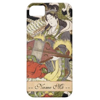 Benzaiten (Goddess of Beauty) Seated on a Dragon iPhone 5 Case