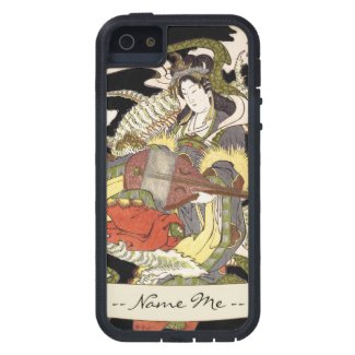 Benzaiten (Goddess of Beauty) Seated on a Dragon iPhone 5 Covers
