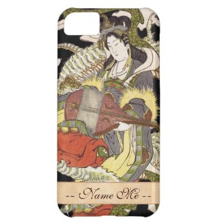 Benzaiten (Goddess of Beauty) Seated on a Dragon Case For iPhone 5C