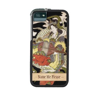 Benzaiten (Goddess of Beauty) Seated on a Dragon Case For iPhone 5/5S