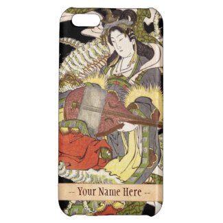 Benzaiten (Goddess of Beauty) Seated on a Dragon Case For iPhone 5C
