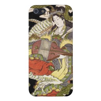 Benzaiten (Goddess of Beauty) Seated on a Dragon iPhone 5/5S Covers