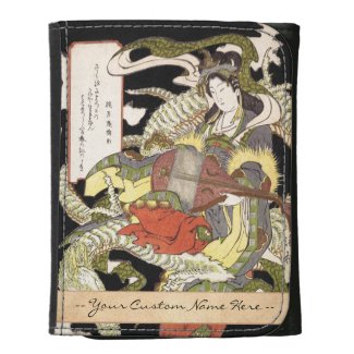 Benzaiten (Goddess of Beauty) Seated on a Dragon Wallets