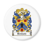 Benzen Family Crest Refrigerator Magnets