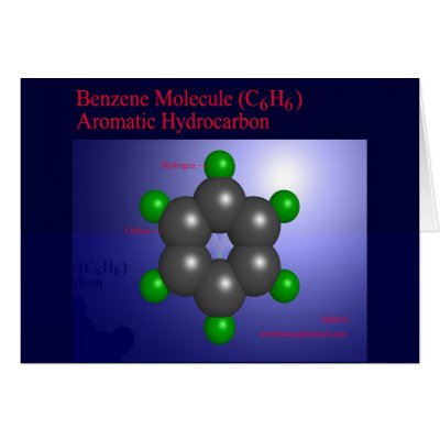 Benzene Molecule (card) by Derethman