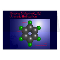 Benzene Molecule (card) by Derethman Benzene Molecule (card)