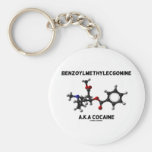 Benzoylmethylecgonine (A.K.A. Cocaine) Key Chains
