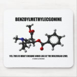 Benzoylmethylecgonine What Cocaine Looks Like Mouse Pads