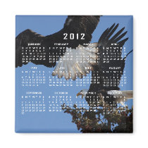 BEOAT Bald Eagles on a Treetop Refrigerator Magnet