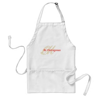 BeOutrageous Apron by OutrageousMastery