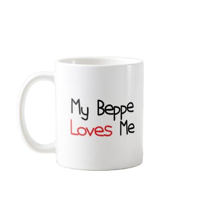 Beppe Loves Me Coffee Mug by MyGrandparentsRock